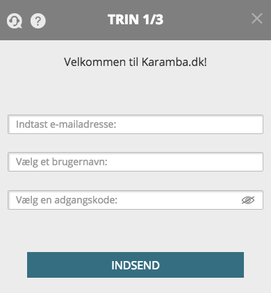 Opret konto hos Karamba.dk med bonuskode Opret konto hos Karamba.dk