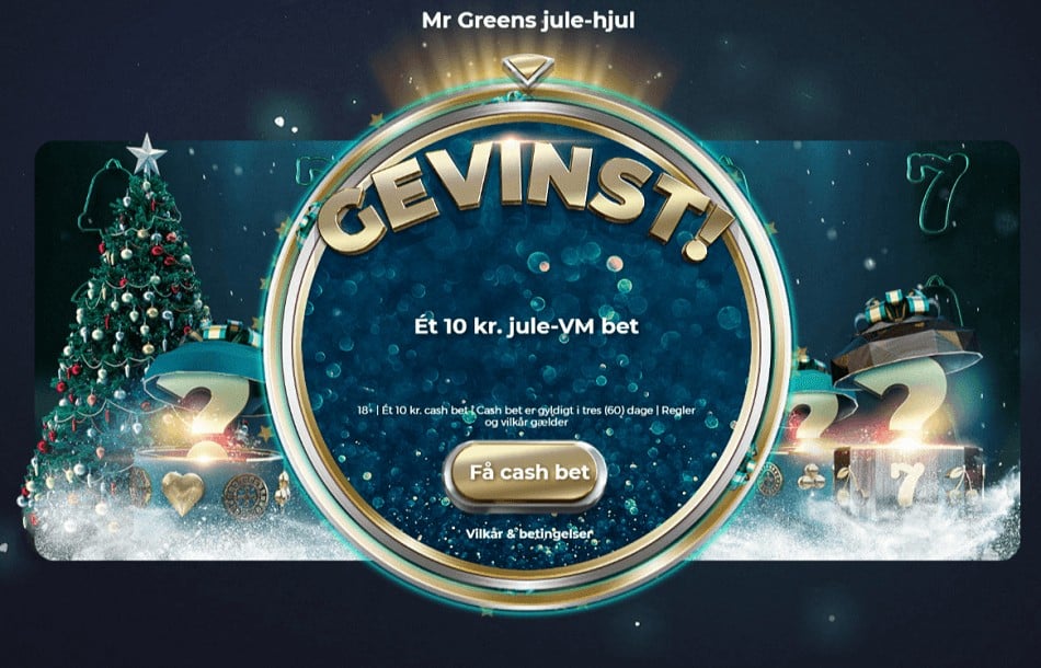 Mr green julehjul