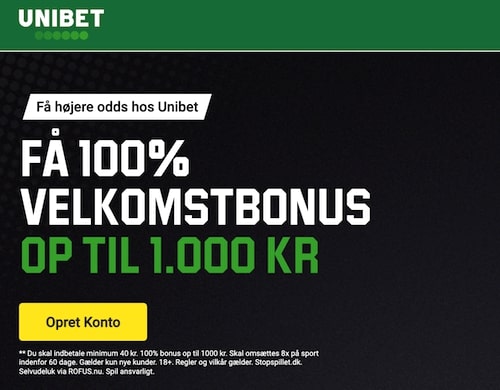 Unibet bonuskode