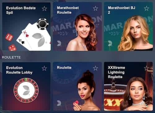 Marathonbet live casino