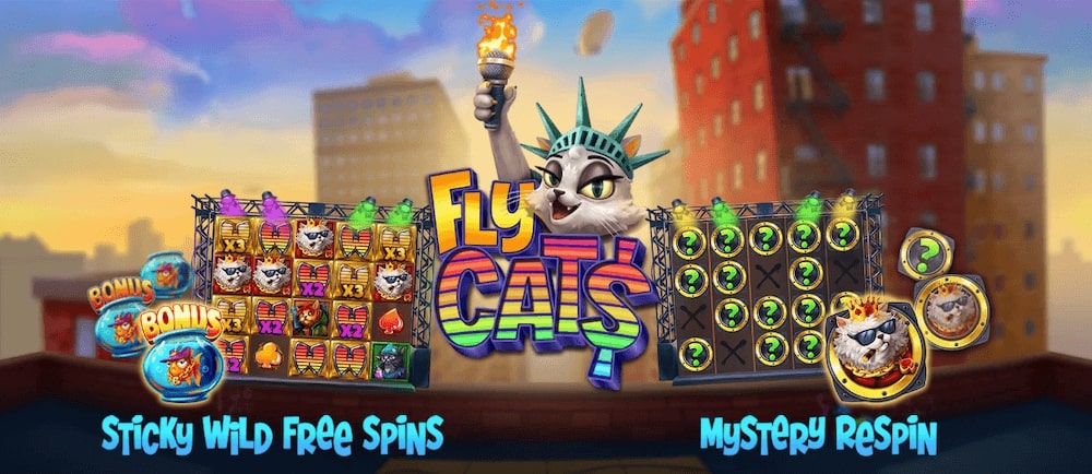 Fly cats spillemaskine